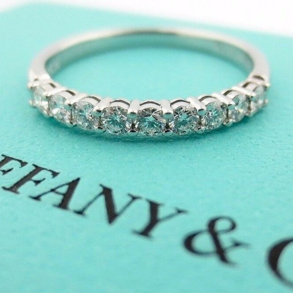 PLATINUM .27 DIAMOND 2.2MM SHARED ETERNITY WEDDING